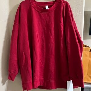 Red Lululemon Crewneck